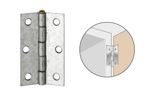 Skabshængsler: Bladhængsel Skabshængsler: Bladhængsel